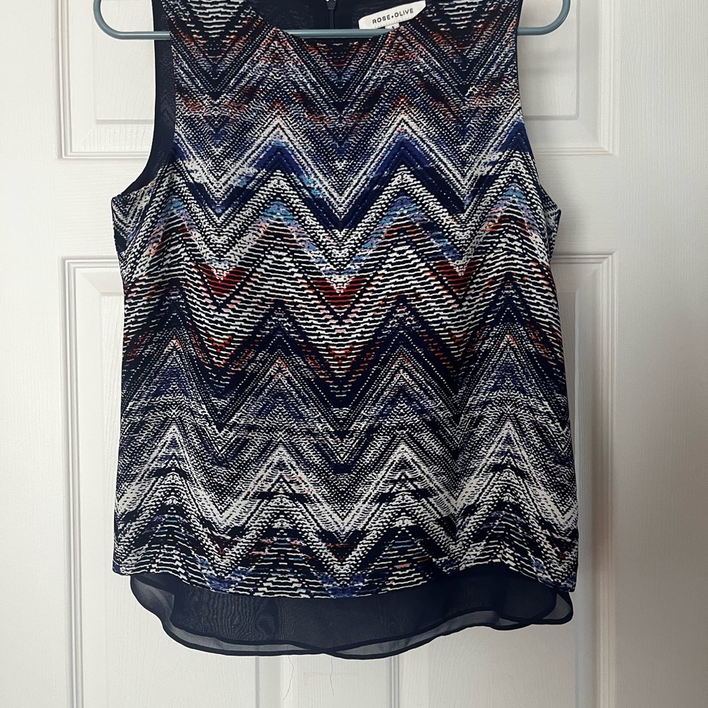 Rose+Olive top 2 Thin Layers Top